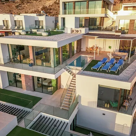 Villa B With Priv, Heated Pool And Ocean View The View Tenerife Вілла Адехе
