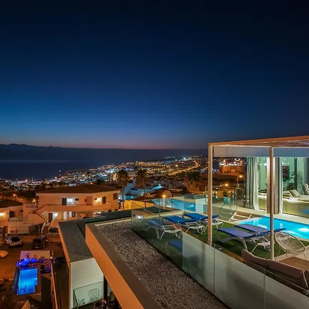B With Priv, Heated Pool And Ocean View The View Tenerife * Costa Adeje (Tenerife)