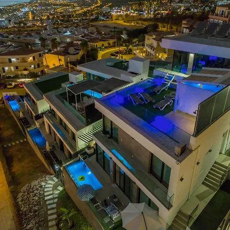 Villa B With Priv, Heated Pool And Ocean View The View Tenerife * Адехе