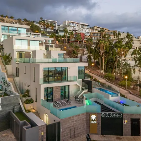 Villa B With Priv, Heated Pool And Ocean View The View Tenerife * Адехе